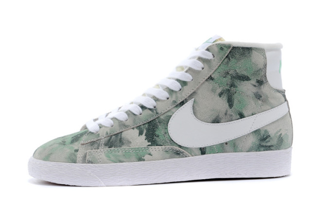 Deft Design Nike Blazer MID Light Gray Green Flower 658286 104 Womens High Shoes ShoesGaincom Deft Design Nike Blazer MID Light Gray Green Flower 658286 104 Womens High Shoes ShoesGaincom