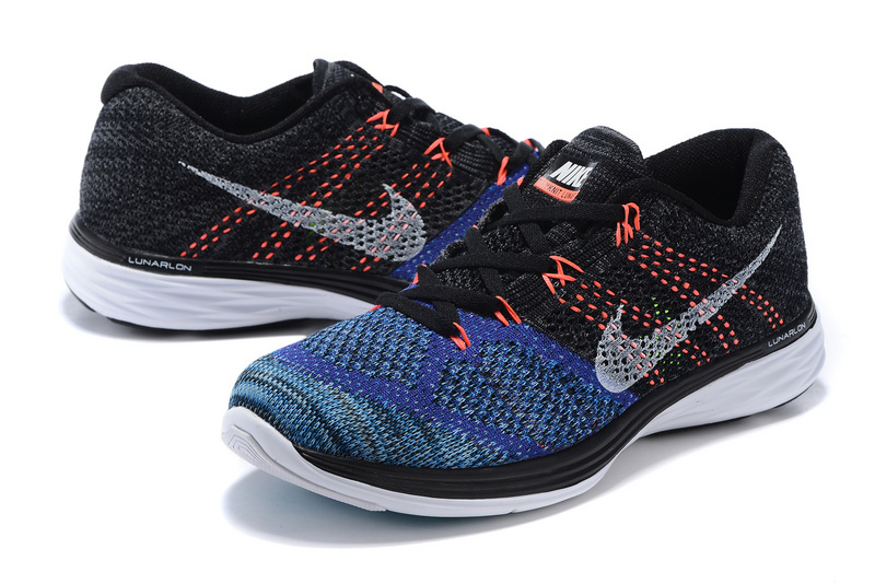 Serviceable Nike Flyknit Lunar 3 Black Blue 698181 005 Men's Shoes Serviceable Nike Flyknit Lunar 3 Black Blue 698181 005 Men's Shoes