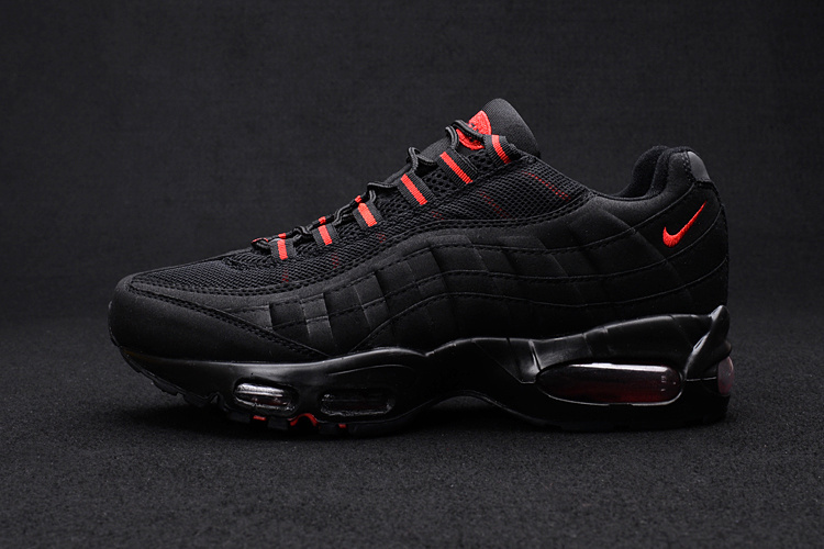 Nike Air Max 95 Black and Red Running Shoes