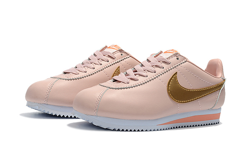 rose gold cortez shoes